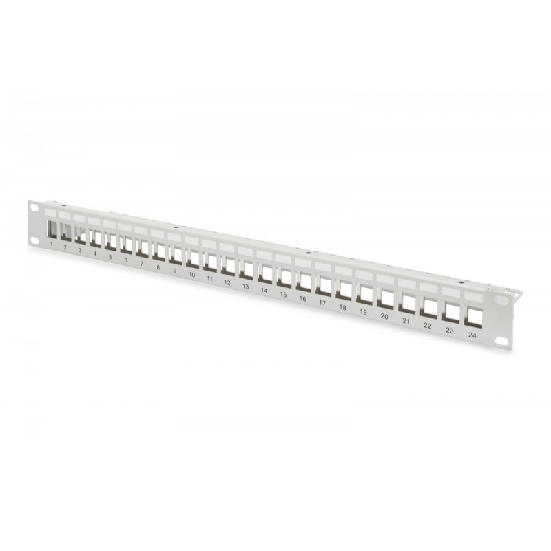 Patch panel pusty DIGITUS 19" 24 port 1U do modułów keystone… | PartsPC.pl