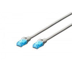 Patchcord DIGITUS UTP kat. 5e 20m PVC szary | PartsPC.pl