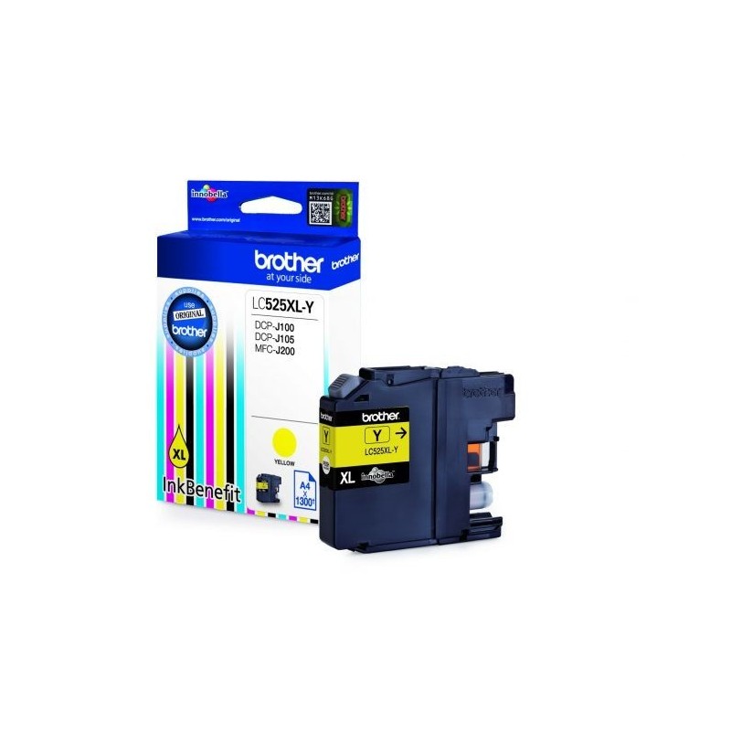 Tusz Brother 525XLY Yellow XL | PartsPC.pl