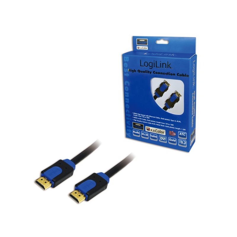 Kabel HDMI LogiLink CHB1115 High Speed Ethernet, 15m | PartsPC.pl