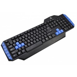 Klawiatura przewodowa Rebeltec WARRIOR Gaming USB czarna | PartsPC.pl