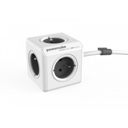 Allocacoc Listwa zasilająca PowerCube Extended 1,5m 2300GY/FREXPC Szara