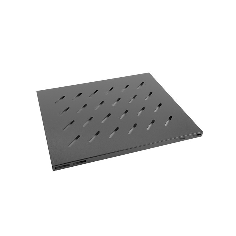 Półka do szaf 19" 800mm czarna Lanberg (1U/465x515mm udźwig … | PartsPC.pl