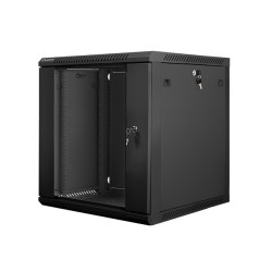 Szafa instalacyjna Rack wisząca 19" 12U 600x600 czarna... | PartsPC.pl