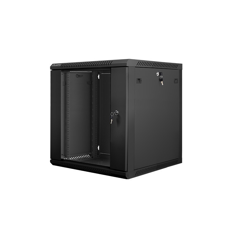 Szafa instalacyjna Rack wisząca 19" 12U 600x600 czarna... | PartsPC.pl