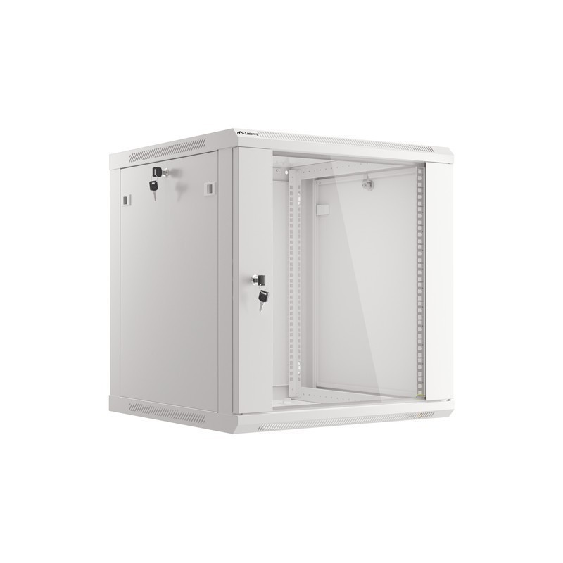 Szafa instalacyjna Rack wisząca 19" 12U 600x600 szara Lanber… | PartsPC.pl