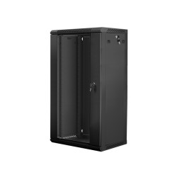Szafa instalacyjna Rack wisząca 19" 22U 600x450 czarna Lanbe… | PartsPC.pl