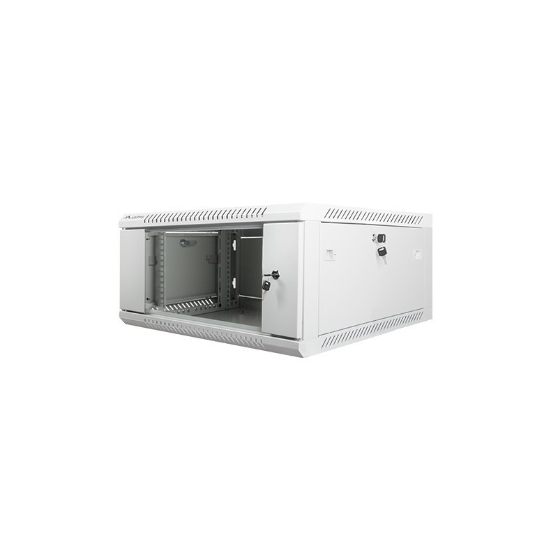 Szafa instalacyjna Rack wisząca 19" 4U 600x600 szara Lanberg… | PartsPC.pl