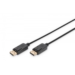 Kabel DisplayPort DIGITUS z zatrzaskami 1080p 60Hz FHD Typ D… | PartsPC.pl