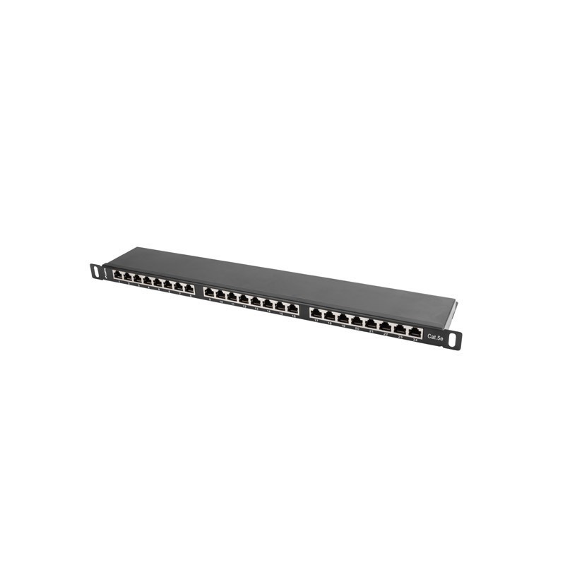 Patch panel Lanberg PPS5-0024-B 24 port 0.5U kat.5e ekranowa… | PartsPC.pl