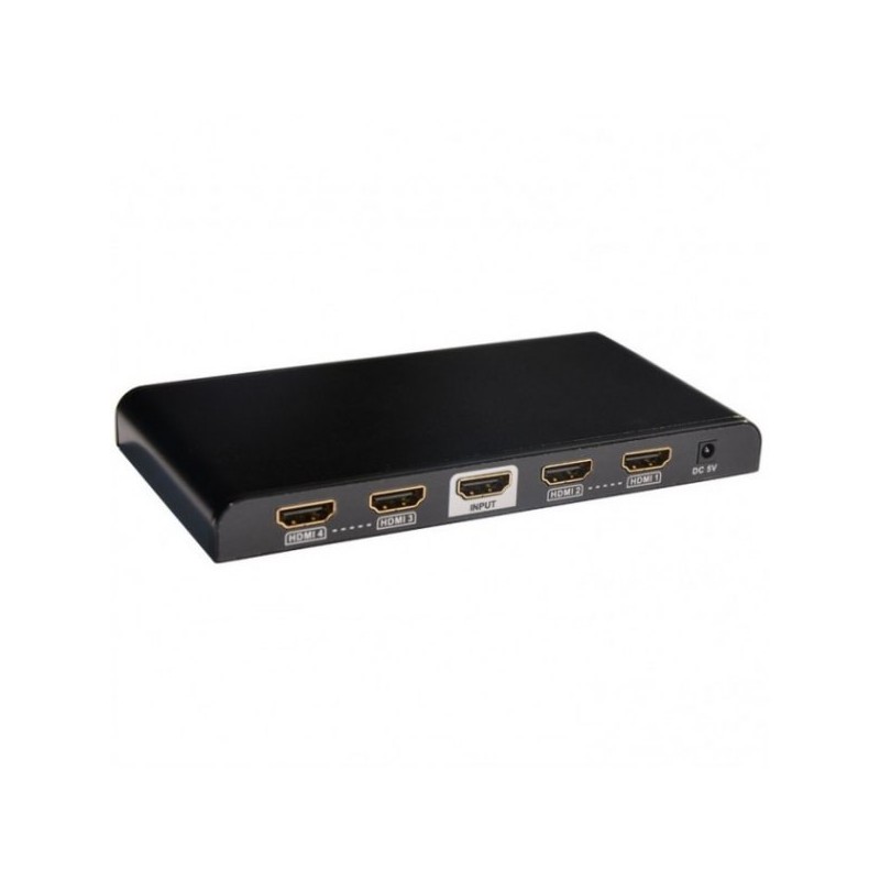 Rozdzielacz / Splitter Techly HDMI 1/4 Ultra HD, 3D