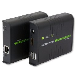 Extender HDMI + USB Techly po skrętce Cat.5/5e/6 120m IDATA HDMI-KVM2
