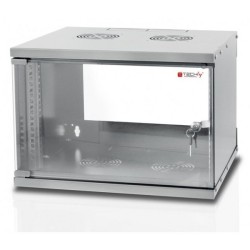 Szafa wisząca TechlyPro ECO 19" 6U/320 zmontowana, szara | PartsPC.pl