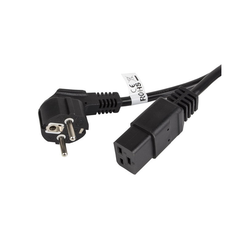 Kabel zasilający Lanberg CEE 7/7 - IEC 320 C19 (serwerowy) 1… | PartsPC.pl