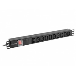 Listwa zasilająca Lanberg do RACK 1U 10A PDU 10x IEC C13 2m … | PartsPC.pl