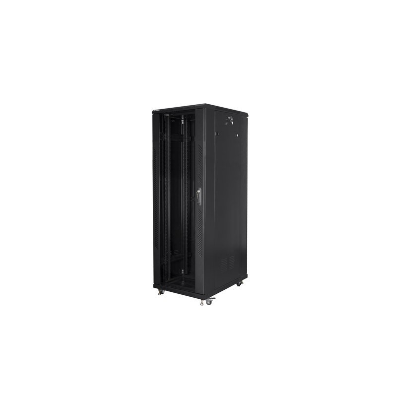 Szafa instalacyjna Rack stojąca 19" 47U 800x800 Drzwi Szklan… | PartsPC.pl