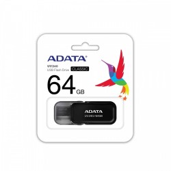 Adata Pendrive UV240 64GB USB 2.0 Czarny | PartsPC.pl