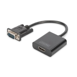 Kabel adapter DIGITUS VGA do HDMI 1080p FHD audio 3.5mm Mini… | PartsPC.pl