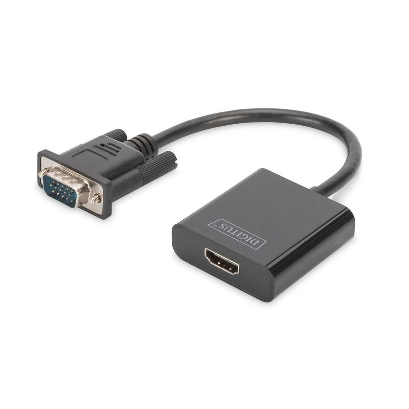Kabel adapter DIGITUS VGA do HDMI 1080p FHD audio 3.5mm Mini… | PartsPC.pl