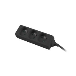 Listwa przedłużacz Lanberg 1,5m czarna 3x 230V PL, kabel wyk… | PartsPC.pl