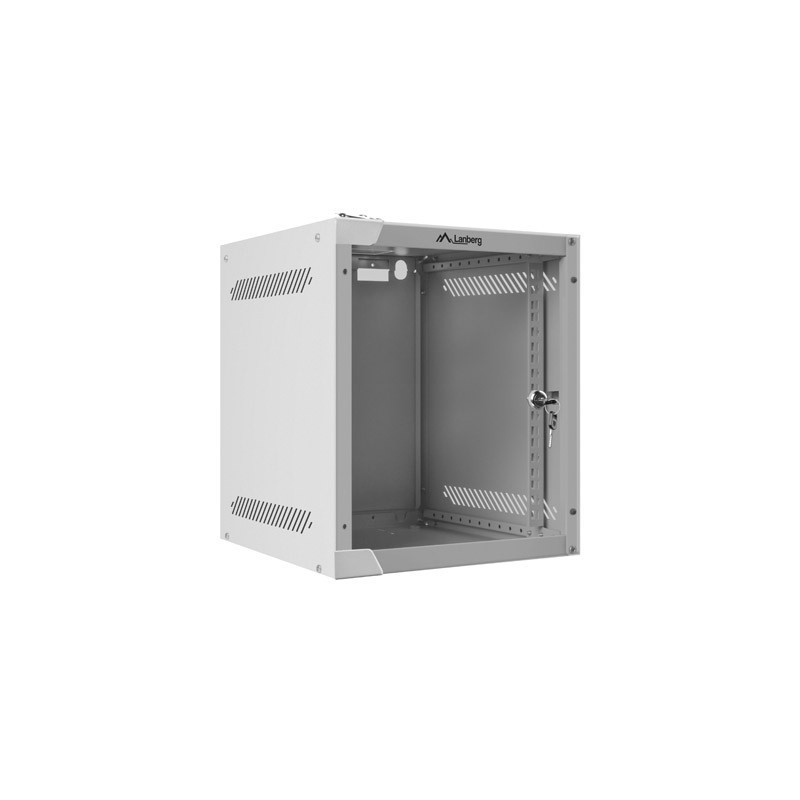 Szafa instalacyjna Rack wisząca 10" 6U 280x310mm szara Lanbe… | PartsPC.pl