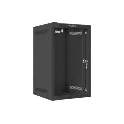 Szafa instalacyjna Rack wisząca 10" 9U 280x310 czarna Lanber… | PartsPC.pl