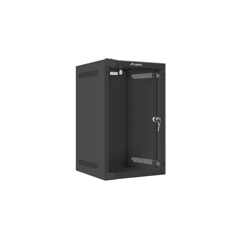 Szafa instalacyjna Rack wisząca 10" 9U 280x310 czarna Lanber… | PartsPC.pl