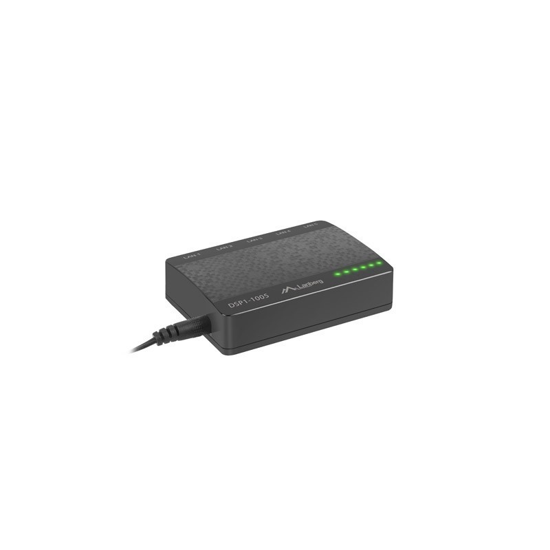 Switch niezarządzalny Lanberg DSP1-1005 5-Port 1000Mb/s Desk… | PartsPC.pl