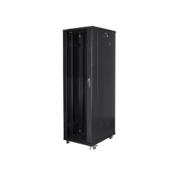 Szafa instalacyjna Rack stojąca 19" 42U 600x1000 czarna Lanb… | PartsPC.pl