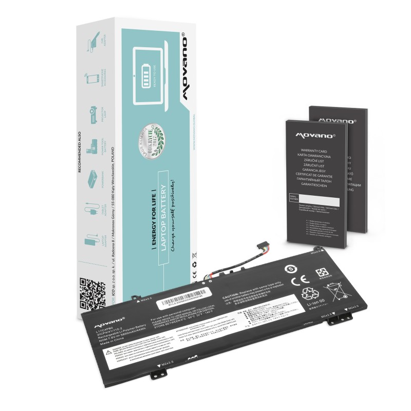 Bateria Movano do notebooka Lenovo IdeaPad 530S-14IKB, 530S-… | PartsPC.pl
