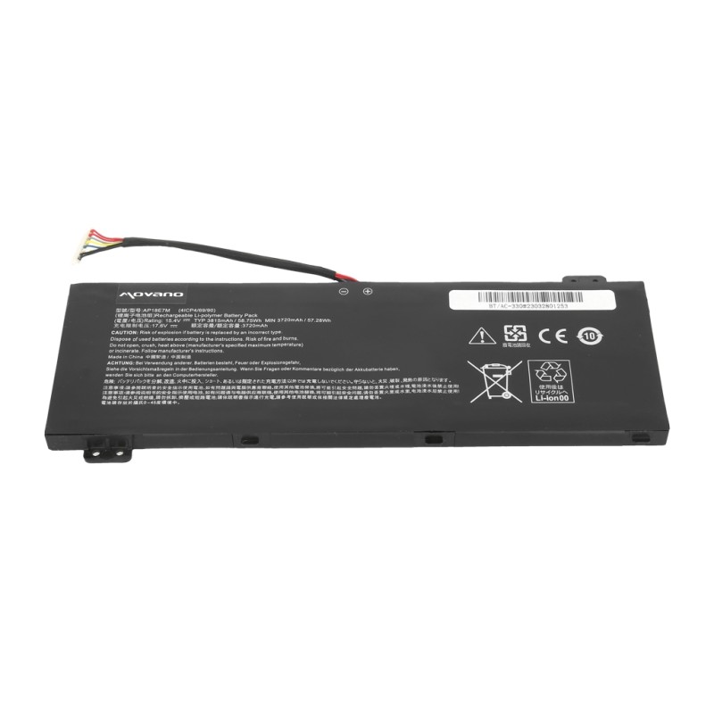 Bateria Movano do notebooka Acer Predator Helios 300, Nitro … | PartsPC.pl