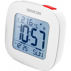 Sencor Budzik z termometrem, zegar sterowany radiem SDC 1200 W