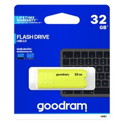 Pendrive GOODRAM UME2 32GB USB 2.0 Yellow | PartsPC.pl