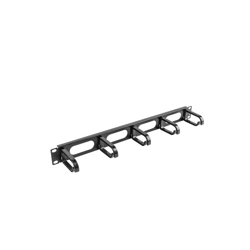 Organizer kabli Lanberg AK-1205-B 19" 1U z 5 uchwytami - typ… | PartsPC.pl