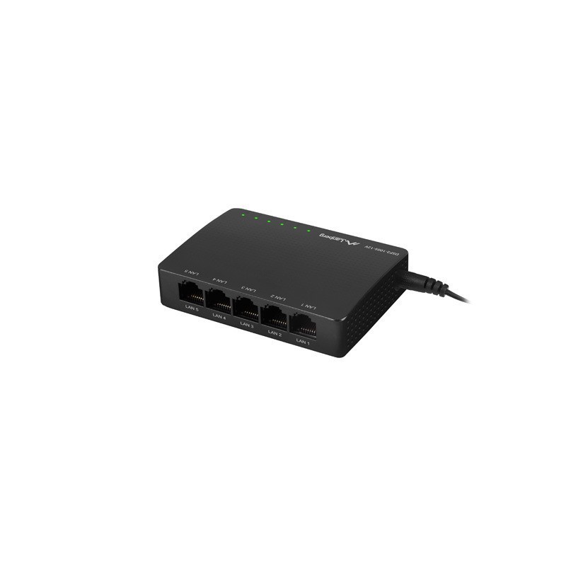 Switch niezarządzalny Lanberg DSP2-1005-12V 5-Port 1000Mb/s … | PartsPC.pl