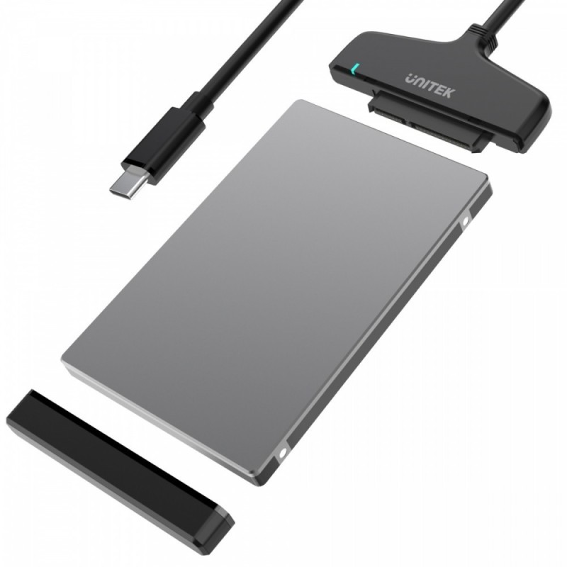 Kabel adapter Unitek Y-1096A USB3.1 Type-C do SATA III 6G | PartsPC.pl