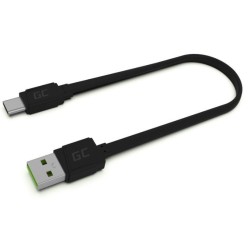 Green Cell Kabel GCmatte USB - USB-C 25 cm, płaski