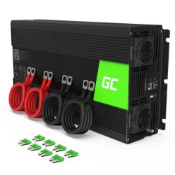 Green Cell Przetwornica 24V/230V 2000W/4000W Czysty sinus