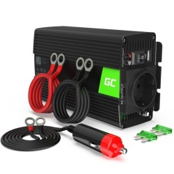 Green Cell Przetwornica 12V/230V 300W/600W Czysty sinus