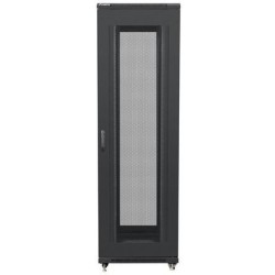 Szafa instalacyjna Rack stojąca 19" 42U 800x1000 czarna drzw… | PartsPC.pl
