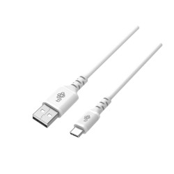 TB Kabel USB-USB C 1m silikonowy biały Quick Charge