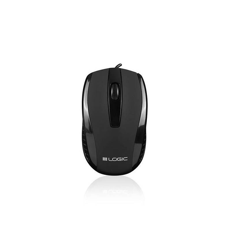 Mysz przewodowa LOGIC LM-31 optyczna czarna | PartsPC.pl