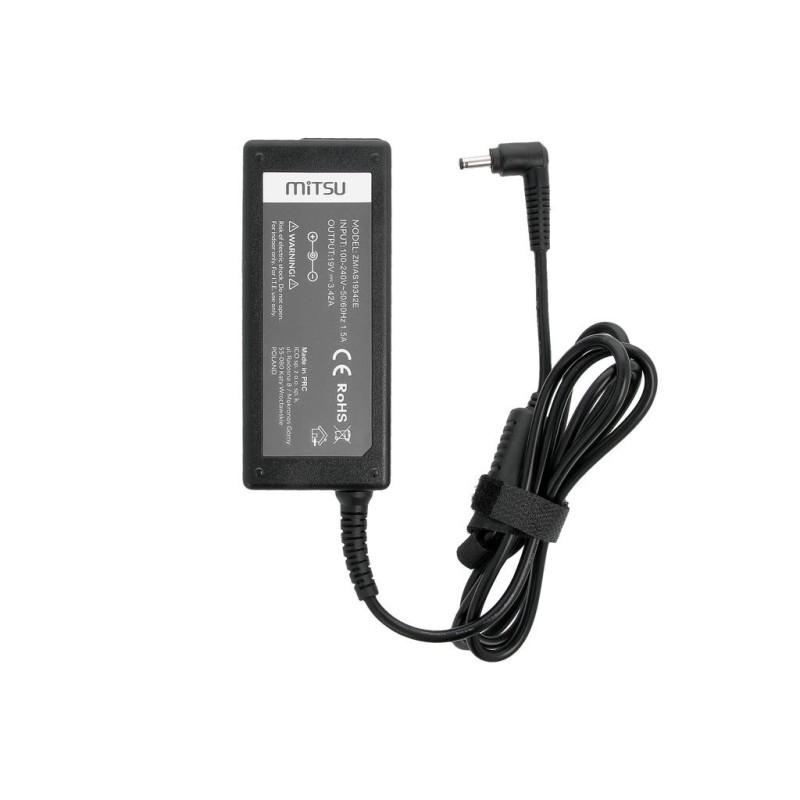 Zasilacz sieciowy Mitsu 19V 3.42A (4.0x1.35) 65W do notebook… | PartsPC.pl
