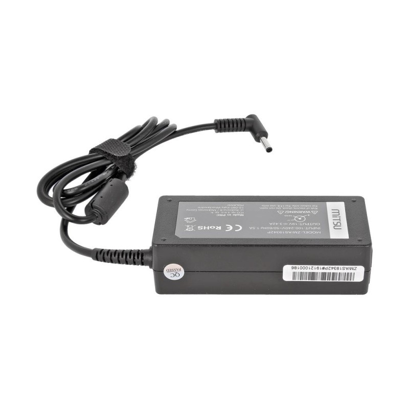 Zasilacz sieciowy Mitsu 19V 3.42A (4.5x3.0 pin) 65W do noteb… | PartsPC.pl