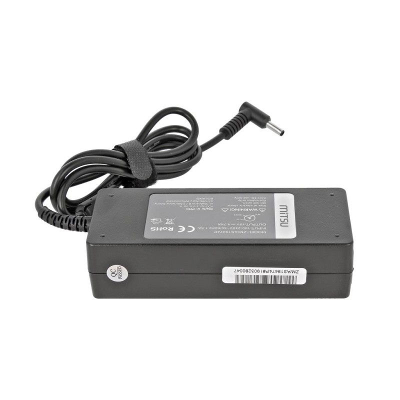 Zasilacz sieciowy Mitsu 19V 4.74A (4.5x3.0 pin) 90W do noteb… | PartsPC.pl