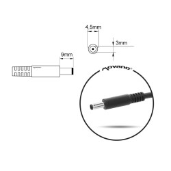 Zasilacz sieciowy Mitsu 19.5V 2.31A (4.5x3.0 pin) 45W do not… | PartsPC.pl