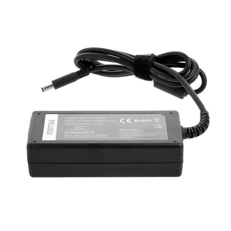 Zasilacz sieciowy Mitsu 19.5V 3.34A (4.5x3.0 pin) 65W do not… | PartsPC.pl