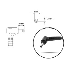Zasilacz sieciowy Mitsu 19.5V 4.62A (4.0x1.7) 90W do noteboo… | PartsPC.pl