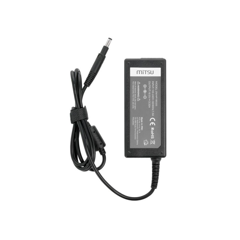Zasilacz sieciowy Mitsu 19.5V 3.33A (4.8x1.7) 65W do n... | PartsPC.pl