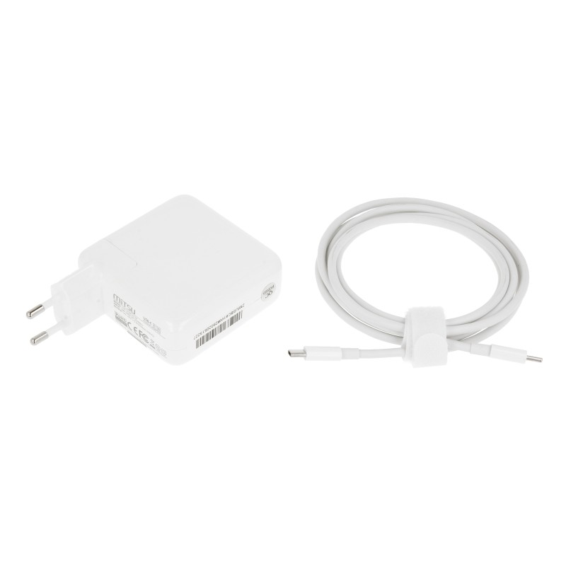 Zasilacz sieciowy Mitsu 61W USB-C, USBC, 5-20.3V, 3A (white)… | PartsPC.pl